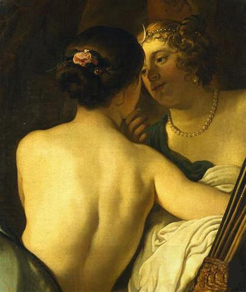 Gerard van Honthorst Jupiter in the Guise of Diana Seducing Callisto oil painting picture